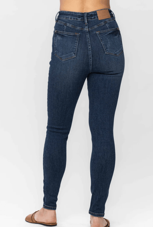 Judy Blue Tummy Control HighRise Darkwash Skinny