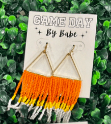 ***Gameday Beaded Earrings-12- Accessories & Gifts-babe wholesale-Styled by Stacked - A Plus Size Women's Boutique in Lakeville, MN