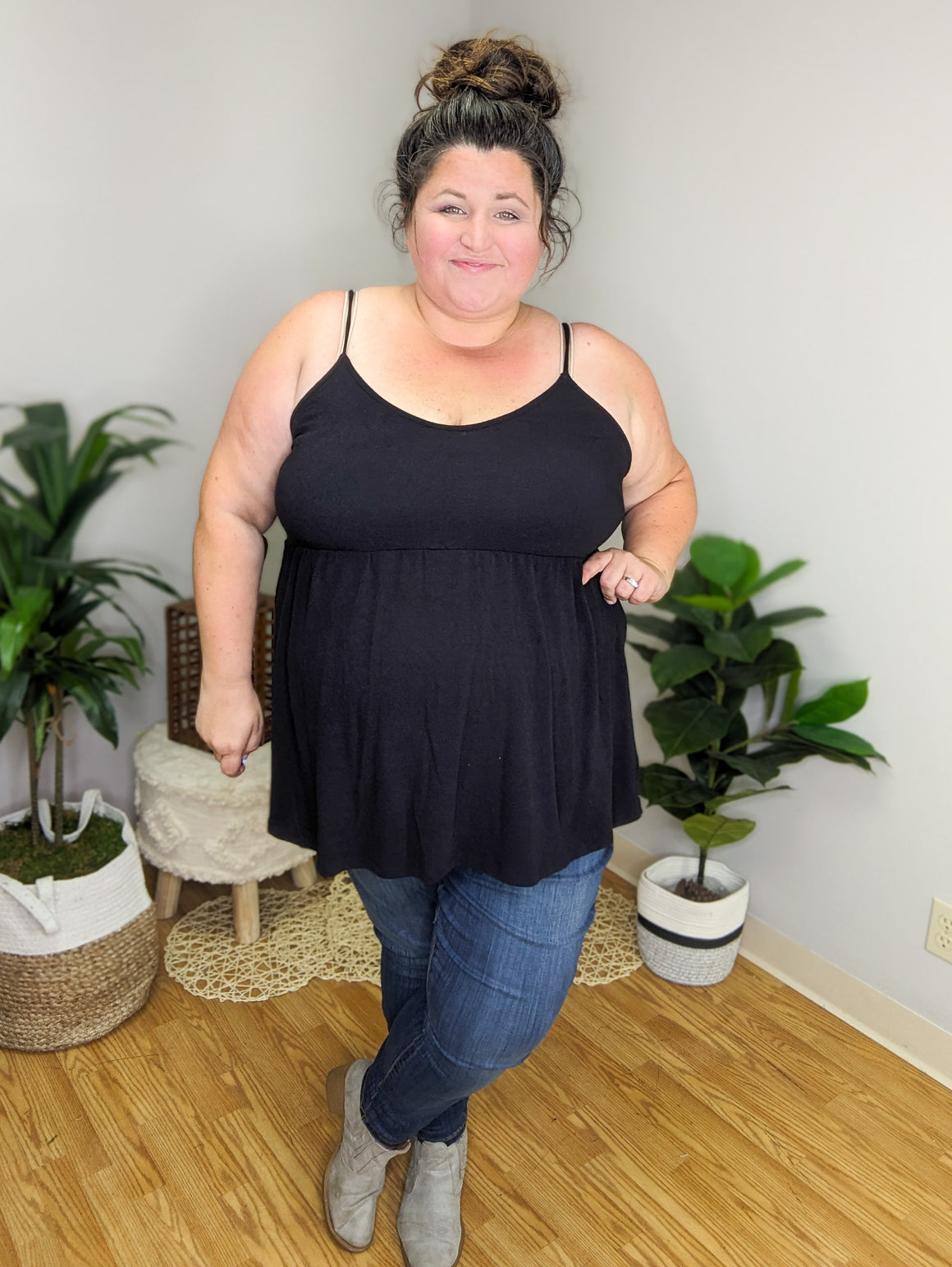 Angel Empire Waist Knit Tank (2 colors)