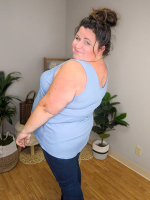 Aubrie Strappy Reversible Tank (2 colors)