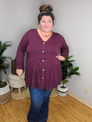 Relaxed and Refined Flowy Top
