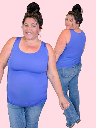 Wide Strap Long Tank (13 colors)