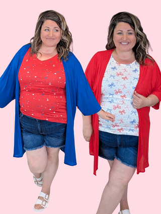 Markie Solid Flowy Kimono