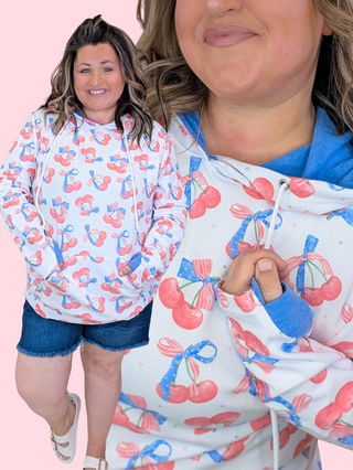 PHC Patriotic Cherries Pullover w/Blue Accents