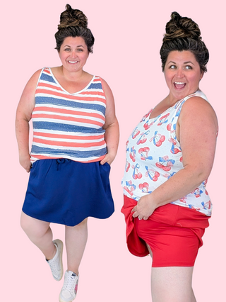 Serena Luxe Scuba Skort w/Pockets