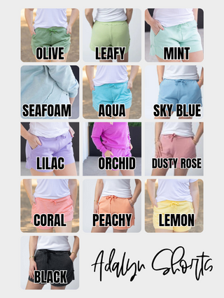 Adalyn Vintage Wash Sweat-Shorts
