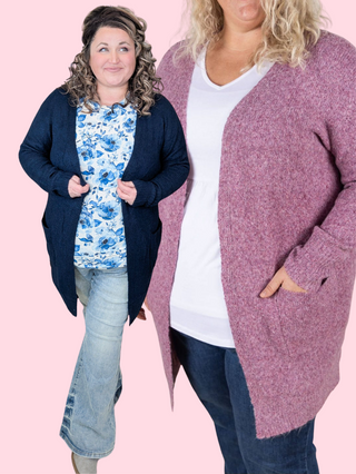 Kensington Cozy Sweater Cardigan w/Pockets (9 Colors)