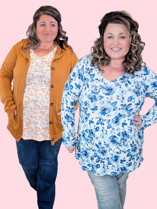 Morgana Long Sleeve Babydoll in Florals (5 Prints)
