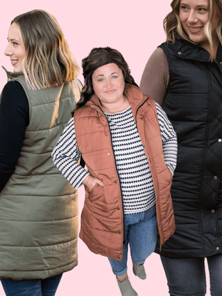 Remington Longline Quilted Non-Puff Vest (9 Colors)-4- Overlayer Tops-MICHELLE MAE-Styled by Stacked - A Plus Size Women's Boutique in Lakeville, MN