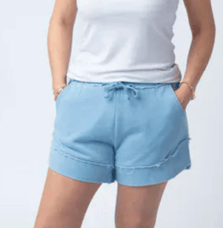 10- Bottoms Non-Denim Adalyn Vintage Wash Sweat-Shorts (11 colors) plus size clothing