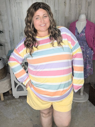 Adalyn Vintage Wash Sweat-Shorts (11 colors)-10- Bottoms Non-Denim-Michelle Mae-Styled by Stacked - A Plus Size Women's Boutique in Lakeville, MN