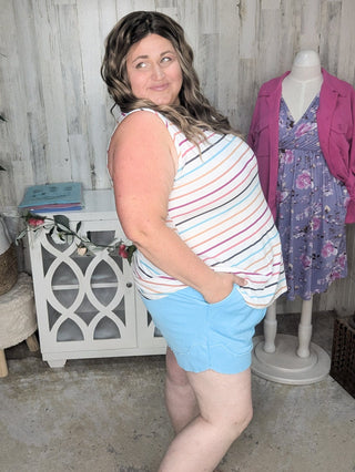 Adalyn Vintage Wash Sweat-Shorts (11 colors)-10- Bottoms Non-Denim-Michelle Mae-Styled by Stacked - A Plus Size Women's Boutique in Lakeville, MN