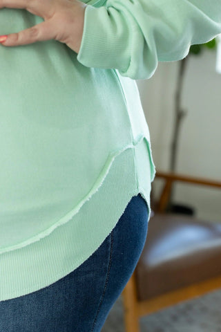 Addie Vintage Wash Scoop Bottom Pullover (14 colors)-2- Long Sleeve Tops-Michelle Mae-Styled by Stacked - A Plus Size Women's Boutique in Lakeville, MN