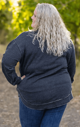Addie Vintage Wash Scoop Bottom Pullover (14 colors)-2- Long Sleeve Tops-Michelle Mae-Styled by Stacked - A Plus Size Women's Boutique in Lakeville, MN