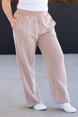 Adelaide Vintage Wash Lounge Pants-Stacked - A Plus Size Boutique-Styled by Stacked - A Plus Size Women's Boutique in Lakeville, MN