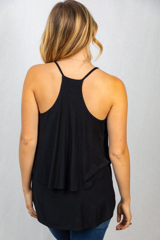 Alexis Tiered Racerback Tank in Solids (2 Colors)-1- ShortSlv/Slvless Tops-WHITE BIRCH-Styled by Stacked - A Plus Size Women's Boutique in Lakeville, MN