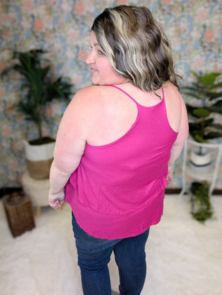 Alexis Tiered Racerback Tank in Solids (2 Colors)-1- ShortSlv/Slvless Tops-WHITE BIRCH-Styled by Stacked - A Plus Size Women's Boutique in Lakeville, MN
