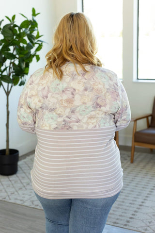 Amy Triple Stretch Floral Mix Premium Pullovers (3 colors)-2- Long Sleeve Tops-Michelle Mae-Styled by Stacked - A Plus Size Women's Boutique in Lakeville, MN