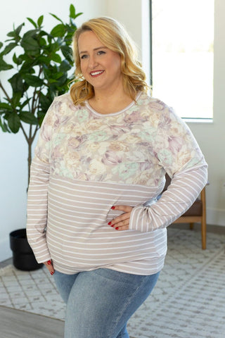 Amy Triple Stretch Floral Mix Premium Pullovers (3 colors)-2- Long Sleeve Tops-Michelle Mae-Styled by Stacked - A Plus Size Women's Boutique in Lakeville, MN