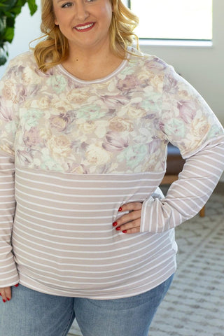 Amy Triple Stretch Floral Mix Premium Pullovers (3 colors)-2- Long Sleeve Tops-Michelle Mae-Styled by Stacked - A Plus Size Women's Boutique in Lakeville, MN