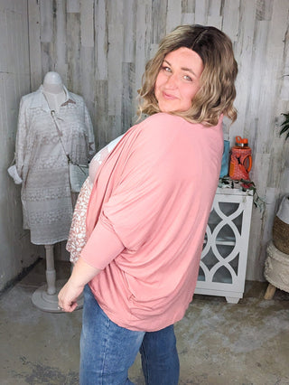 Andi Cooling Cocoon Cardigan w/Pockets-7- Year Round Basic Tops-zenana-Styled by Stacked - A Plus Size Women's Boutique in Lakeville, MN
