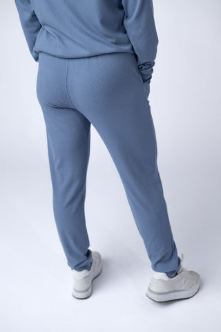 10- Bottoms Non-Denim Annie Luxe Brushed Ribbed Joggers in Solids (11 Colors) plus size clothing