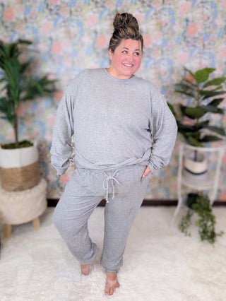 Annie Luxe Brushed Ribbed Joggers in Solids (8 Colors)-10- Bottoms Non-Denim-MICHELLE MAE-Styled by Stacked - A Plus Size Women's Boutique in Lakeville, MN