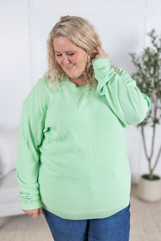 Annie Luxe Brushed Ribbed Pullovers in Solids (18 COLORS)-2- Long Sleeve Tops-MICHELLE MAE-Styled by Stacked - A Plus Size Women's Boutique in Lakeville, MN