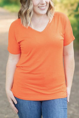 Ashley Short Sleeve Dolman- SELECT SOLIDS-2- Long Sleeve Tops-MICHELLE MAE-Styled by Stacked - A Plus Size Women's Boutique in Lakeville, MN