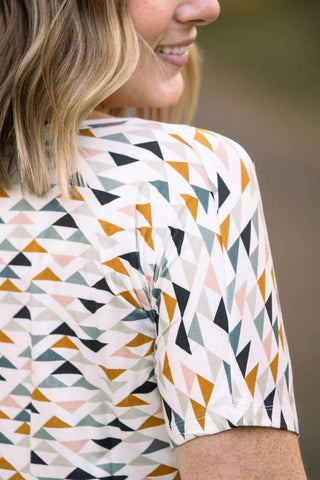 Ashley Ultimate Dolman Short Sleeve Tee- SELECT PRINTS-1- ShortSlv/Slvless Tops-Michelle Mae-Styled by Stacked - A Plus Size Women's Boutique in Lakeville, MN