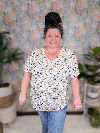 Ashley Ultimate Dolman Short Sleeve Tee- SELECT PRINTS-1- ShortSlv/Slvless Tops-Michelle Mae-Styled by Stacked - A Plus Size Women's Boutique in Lakeville, MN