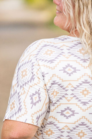 Ashley Ultimate Dolman Short Sleeve Tee- SELECT PRINTS-1- ShortSlv/Slvless Tops-Michelle Mae-Styled by Stacked - A Plus Size Women's Boutique in Lakeville, MN