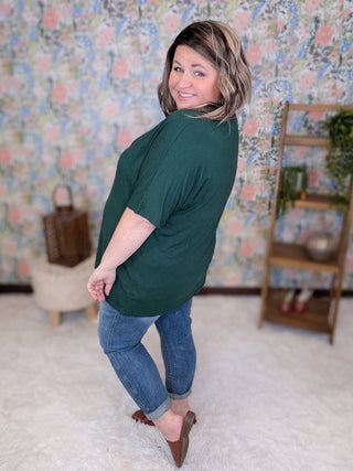1- ShortSlv/Slvless Tops Ashley Ultimate Dolman Tee in Short Sleeve Solids (15 colors) plus size clothing