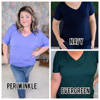 1- ShortSlv/Slvless Tops Ashley Ultimate Dolman Tee in Short Sleeve Solids (15 colors) plus size clothing