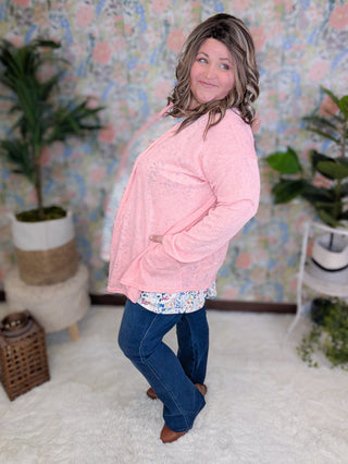 Avery Light + Airy Open Front Cardigan (2 colors)-4- Overlayer Tops-WHITE BIRCH-Styled by Stacked - A Plus Size Women's Boutique in Lakeville, MN