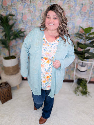 Avery Light + Airy Open Front Cardigan (2 colors)-4- Overlayer Tops-WHITE BIRCH-Styled by Stacked - A Plus Size Women's Boutique in Lakeville, MN