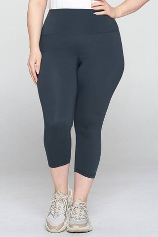 Core Comfort Capri Leggings in Solids
