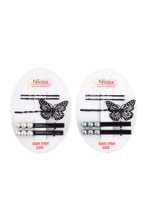 Butterfly Bobby Pin 3 set