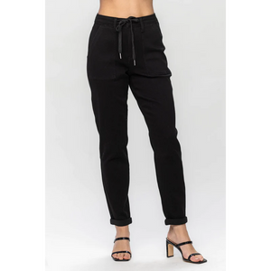 Jessa Joggers in Black by Judy Blue