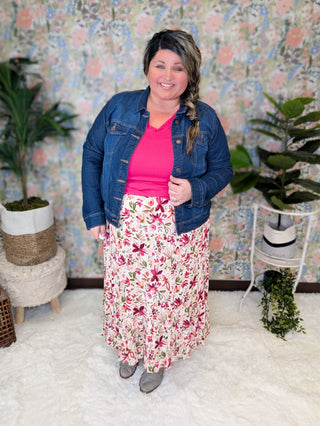 Blue Jean Baby Classic Stretch Denim Jacket (2 washes)-4- Overlayer Tops-enjean-Styled by Stacked - A Plus Size Women's Boutique in Lakeville, MN