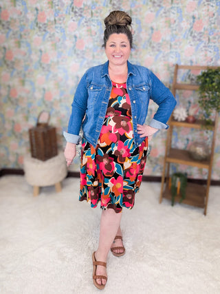 4- Overlayer Tops Blue Jean Baby Classic Stretch Denim Jacket (2 washes) plus size clothing