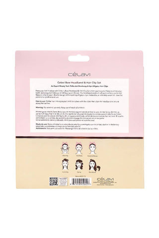 Bow Headband & Hair Clip Set-12- Accessories & Gifts-PINEAPPLE Beauty-Styled by Stacked - A Plus Size Women's Boutique in Lakeville, MN
