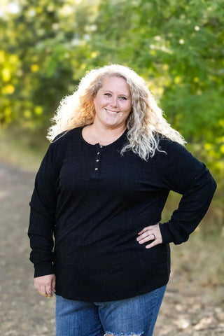 Brielle Brushed Ribbed Button Henley (Solids)-2- Long Sleeve Tops-MICHELLE MAE-Styled by Stacked - A Plus Size Women's Boutique in Lakeville, MN