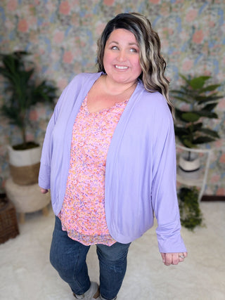 Brittany Ruffle Edge Vneck Tank in Pink Floral-1- ShortSlv/Slvless Tops-WHITE BIRCH-Styled by Stacked - A Plus Size Women's Boutique in Lakeville, MN