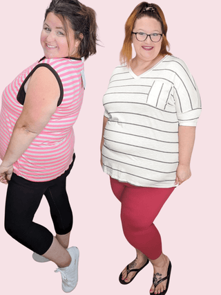 Buttery Soft Capri Length Leggings-8- Legging/Lounge/Bralette-rae mode-Styled by Stacked - A Plus Size Women's Boutique in Lakeville, MN