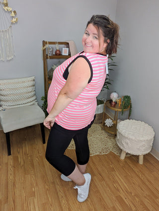 Buttery Soft Capri Length Leggings-8- Legging/Lounge/Bralette-rae mode-Styled by Stacked - A Plus Size Women's Boutique in Lakeville, MN