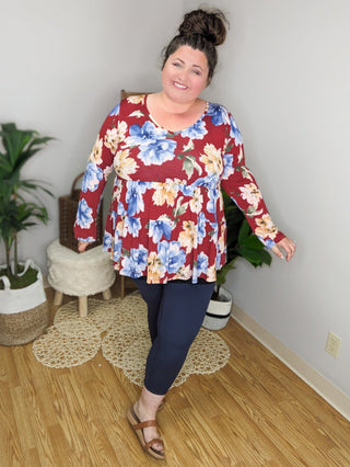 Buttery Soft Capri Length Leggings-8- Legging/Lounge/Bralette-rae mode-Styled by Stacked - A Plus Size Women's Boutique in Lakeville, MN