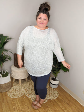 Buttery Soft Capri Length Leggings-8- Legging/Lounge/Bralette-rae mode-Styled by Stacked - A Plus Size Women's Boutique in Lakeville, MN