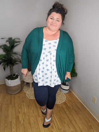 Buttery Soft Capri Length Leggings-8- Legging/Lounge/Bralette-rae mode-Styled by Stacked - A Plus Size Women's Boutique in Lakeville, MN