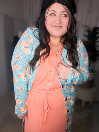 Call It a Tie Button Front Midi Dress (5 colors)-11- Dress/Romp/Jump-Michelle Mae-Styled by Stacked - A Plus Size Women's Boutique in Lakeville, MN